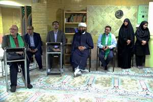 مراسم عید غدیر در نمازخانه ستاد مرکزی دانشگاه علوم پزشکی تهران
